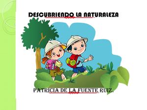 Exploración de la naturaleza