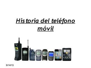 historia del telefono movil