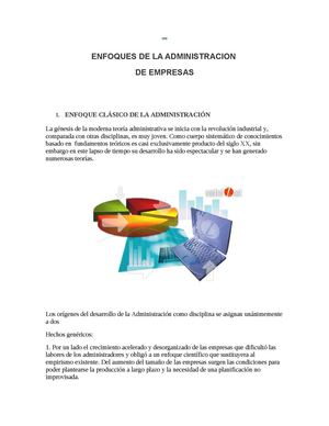 Enfoque de la administración de empresas