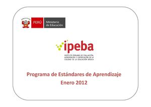 ESTÁNDAR DE APRENDIZAJE
