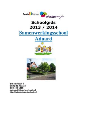 Schoolgids  13-14