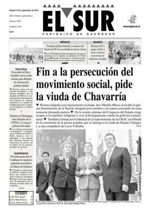 El Sur sábado 14092013