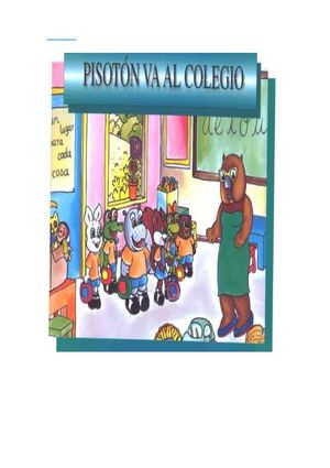 pisoton va al colegio