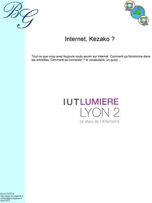 Quizz Internet C2I (Certificat Informatique & Internet)