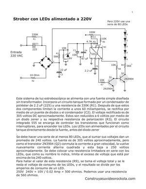 labore un strober LED