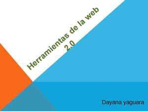 Herramientas de la web 2.0 