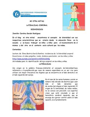 Lateralidad Corporal Mi otra Mitad