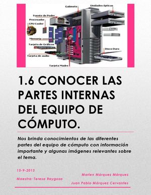libro digital partes internas del equipo