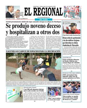 El Regional del Zulia 16-09-2013