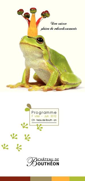 Agenda des animations du Château de Bouthéon Janvier-Juin 2012