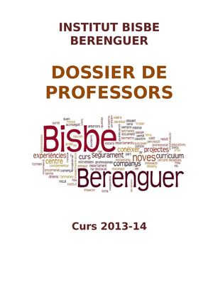 Dossier de professors - Curs 2013-14