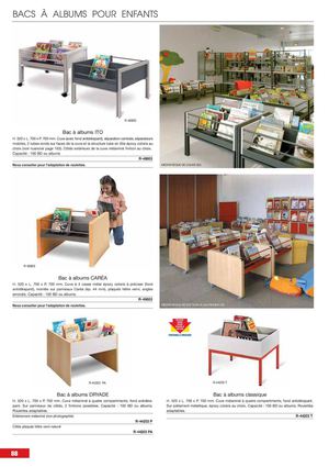 Bacs albums pour enfants