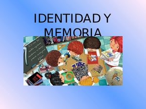Identidad y Memoria