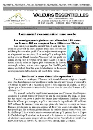 Comment reconnaître une secte