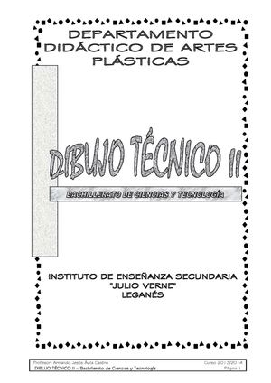 Información Dibujo Técnico 2 - JV - 2013/2014