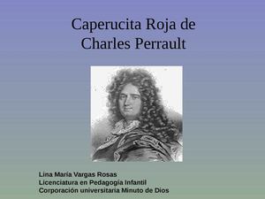 cuento caperucita roja de charles perrault 