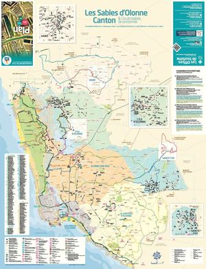 Plan du Canton des Sables d'Olonne 2013