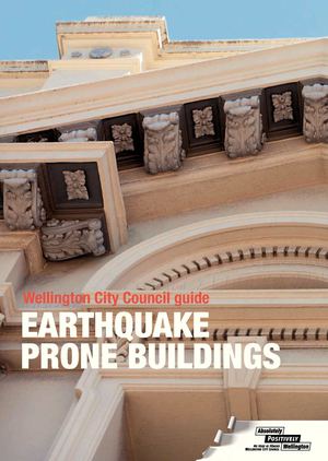 Wellington City Council Guide "Earthquake Prone Buildings"