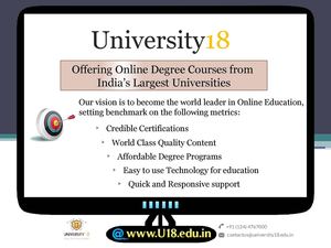 Best Online Degree Courses From India's Largest University