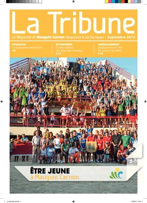 Magazine "La Tribune" septembre 2013