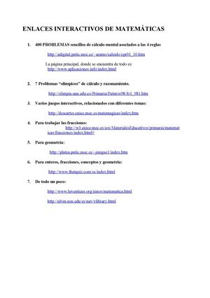 Web interactivas de matemáticas