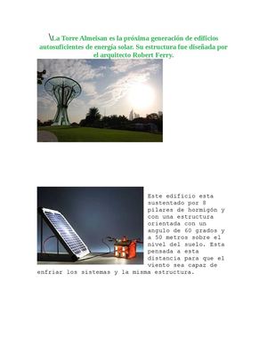 Proyectos de energia autosustentable en Dubai