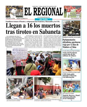 El Regional del Zulia 18-09-2013