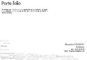 Alexandre Fougeray Architecte