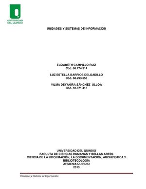 Trabajo Unidades de Información G.1 Elizabeth Campillo, Vilma Deyanira Sanchez, Luz Stella Barrios