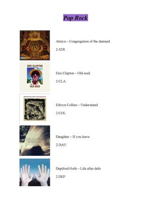 Nouveautés CD septembre 2013