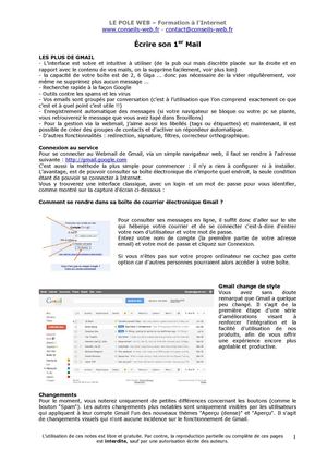 Utilisation de gmail