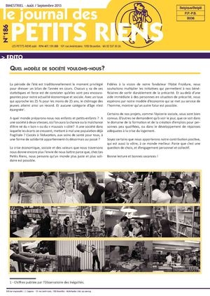 Journal des Petits Riens 186