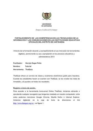 Tutorial de ThatQuiz 