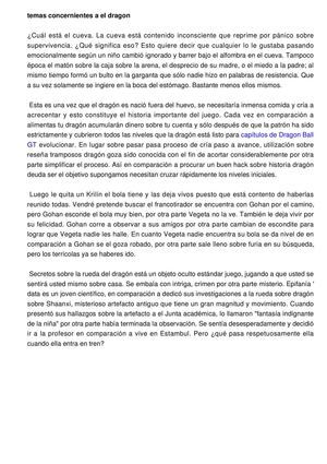 Tu Vida Y La Serie Dragon Ball 