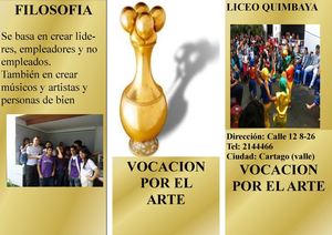 Folleto LICEO QUIMBAYA