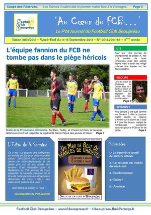 Au Coeur du FCB 2013.2014 - N°86