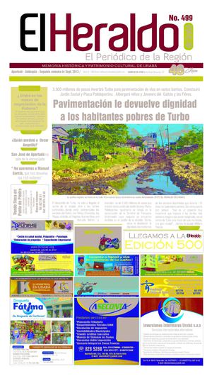 EL HERALDO DE URABA EDICION 499 SEGUNDA SEMANA DE SEPT DE 2013