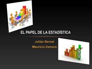 El papel de la estadistica Actividad 1.1
