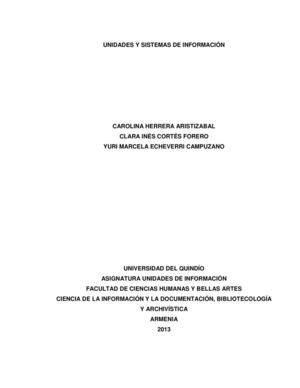 UNIDADES Y SISTEMAS DE INFORMACIÓN