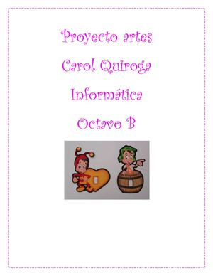 PROYECTO DE ARTES