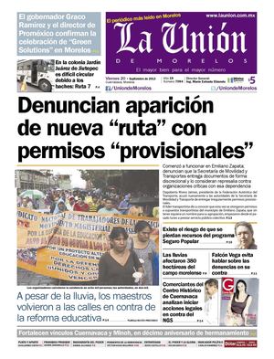 La Unión de Morelos 20 Septiembre 2013
