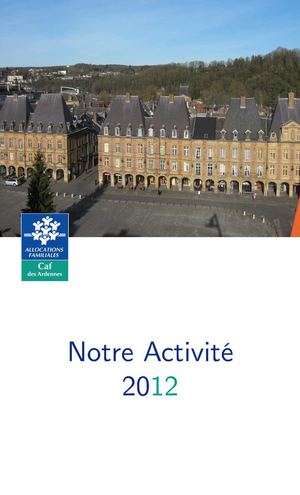 Rapport d'Activité de la Caf des Ardennes