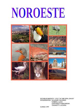 UN MOSAICO DE PAISAJES NATURALES-NOROESTE