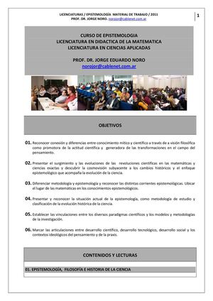 115. CURSO DE EPISTEMOLOGIA EN CINCO MODULOS