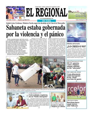 El Regional del Zulia 21-09-2013