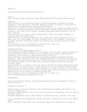 Patel Neotown Noida Extension @ CALL 9953518822,9718337727 Patel Neotown Noida