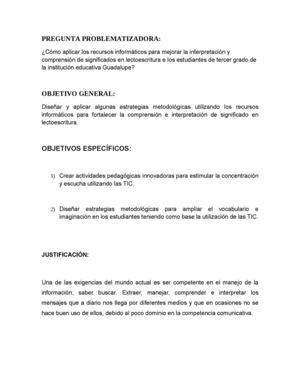 PREGUNTA PROBLEMATIZADORA