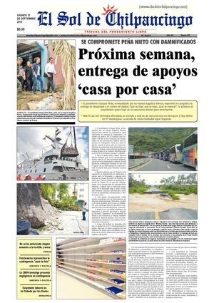 El Sol de Chilpancingo 21 Septiembre 2013