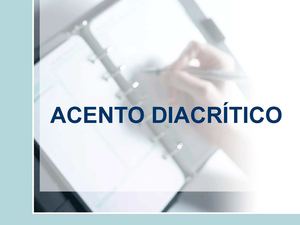 Acento diacrítico