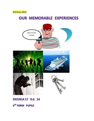 Anecdotes -6th form